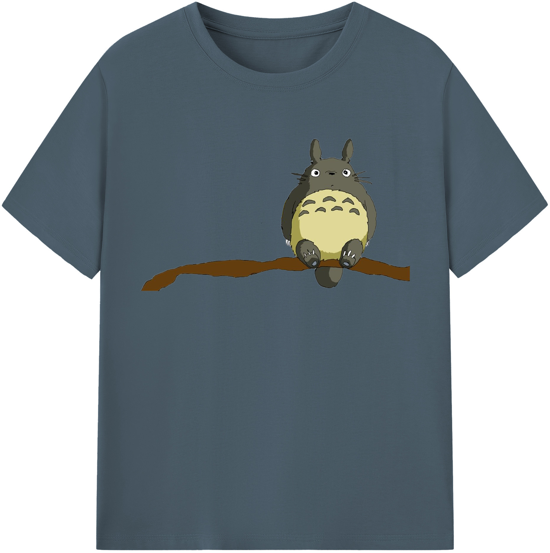 （画像用） となりのトトロ 草壁メイ 草壁サツキ My Neighbor Totoro Satsuki Kusakabe Mei Kusakabe 綿100％半袖Tシャツ（フロントプリント）